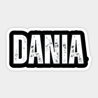 Dania Name Gift Birthday Holiday Anniversary Sticker